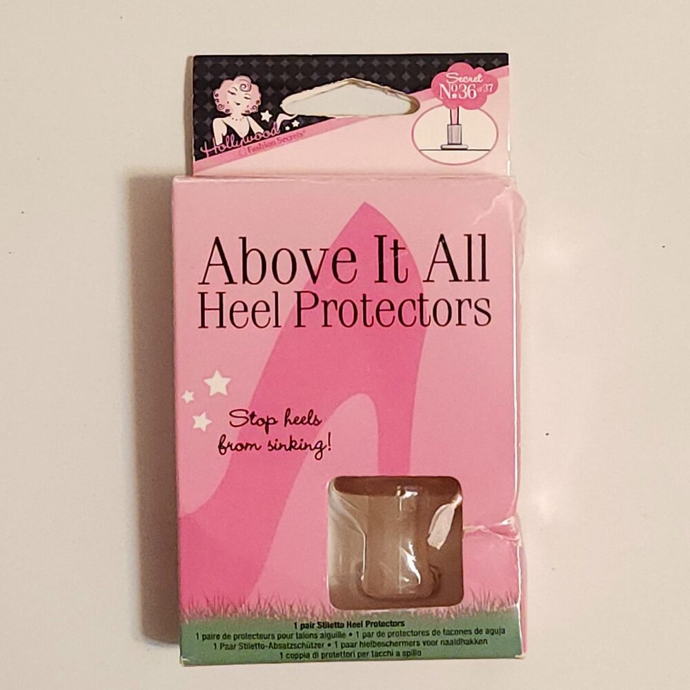 Above it All Heel Protectors BNIP 1 Pair Secret No. 36 of 37